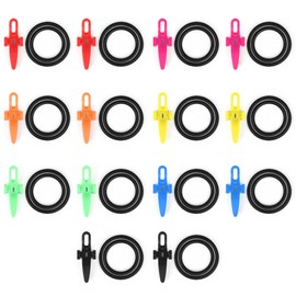 FISHNU MagHold Premium Mini Magnetic Fishing Hook Keepers - Durable, Non-Slip, Saltwater Resistant - Pack of 14