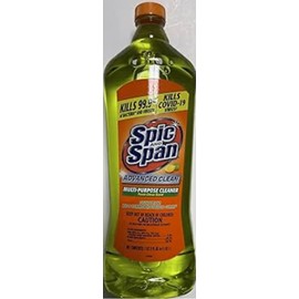 Spic and Span all purpose cleaner multi purpose surface cleaner Antibacterial Cleaner everyday disinfectant fresh citrus Refills 4 PACK - 34 fl oz