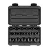 TEKTON 1/2 Inch Drive Shallow 12-Point Impact Socket Set with