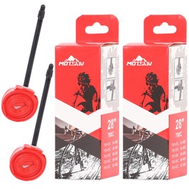 Biglumin Pack of 2 85 mm Road Bike Inner Tubes 700 x 18-32C, Lightweight Tubular French Mouth Tube, Road Hose, Air Tubes, 700 Road Bike Tube, TPU Inner Tube, Road Bike Ultralight, 33 g