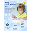iClever BTH12 Kids Bluetooth Headphones,Colorful LED Lights Kids Headphones Wireless,74/85dBA