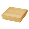 yamako- Hinoki Cypress, 松花堂 Bento Layering Slip On Lid, Lid,