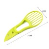 KOKSI 3-in-1 Avocado Splitter, Peeler and Slicer