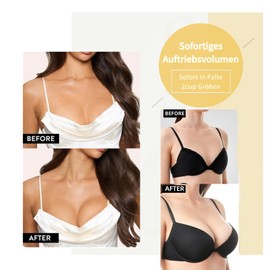 Push Up Pads,Monoka Push Up Pads,Klebe Push up Pads, Pushpads Doppelseitig Klebende Pushup Nippelcover, BH Pads Selbstklebende, 2In1 Pushpads Klebe BH, Wiederverwendbar & Waschbar Nippli Pads