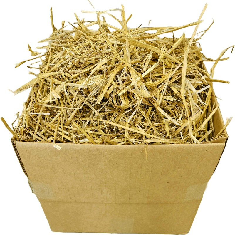 1 Cubic Foot of 100% All Natural Wheat Straw (4lbs)