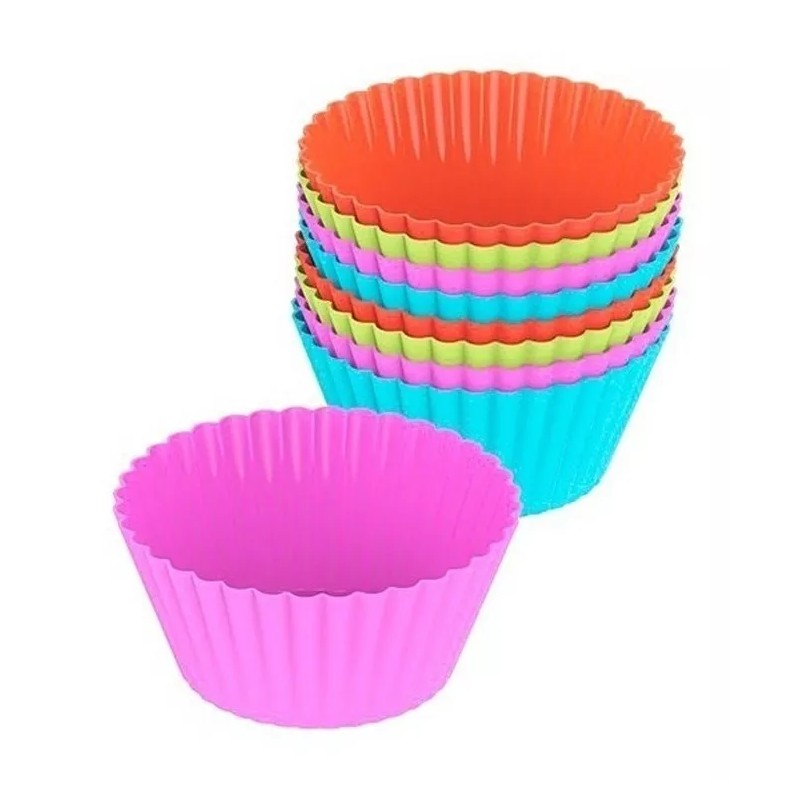 Lion 12 Moldes De Silicón Para Cupcake Capacillo