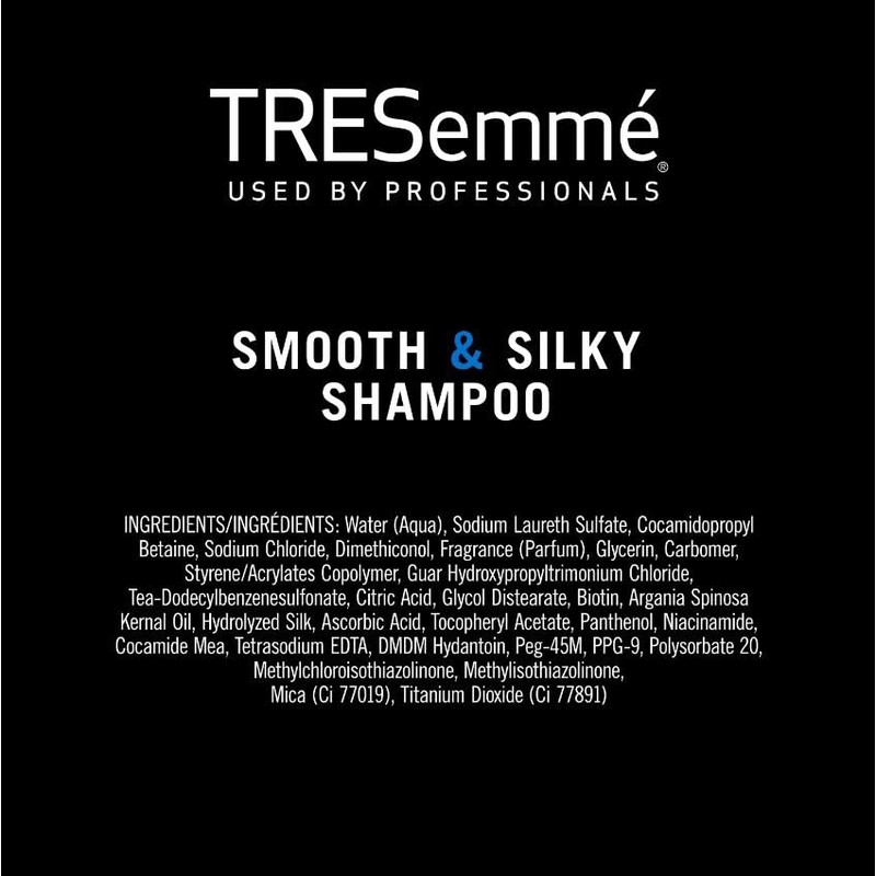 Tresemme Smooth Silky With Moroccan Argan Oil Shampoo