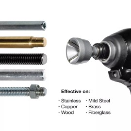 TGR Deburring External Chamfer Drill Bit Tool HSS Blades 1/8"-3/4" (3mm-19mm)