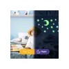 Pegatinas Luminosas De Luna Y Estrellas Pegatinas Para Pared Verde
