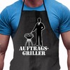 Shirtoo Barbecue Apron "Auftragsgriller" – Funny Gift for Men