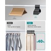 ABHENG 50 Pack Clothes Hangers, Non Slip Plastic Coat Hangers,