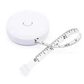 Jimjis Measure Sewing Ruler, Inch Centimeter, 6.6 ft (2 m), 1.5 m, Dressmaker, Handicraft, Sewing Tape, 79 inch, Tape Measure Auto Stop, Clothing, Cloth Tape, Double-Sided Scale, Waist, Bust