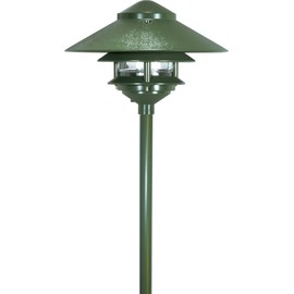 Nuvo Lighting 90/1278 12-Inch By 1/2-Inch Steel Durable Outdoor Landscape Pathway Lighting Mounting Post, Green,