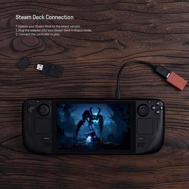 8Bitdo Wireless USB Controller Adapter for Switch, Switch OLED, Windows