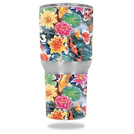 MightySkins Skin Compatible with RTIC Tumbler 30 oz (2016) – Koi Pond | Protective, Durable, and Unique Vinyl Decal wrap Cover | Easy to Apply, Remove, and Change Styles | Made in The USA