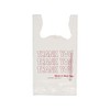 IBSTHW1VAL - quot; Thank Youquot; Handled T-Shirt Bags