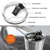 2 Pcs Red 30 oz Tumbler Lids, Cup Lids Tumbler