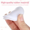 20 Pieces Piggy Bank Stopper, White Silicone Savings Box Bottom