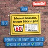 DankeDir! Das gute Stück ist Sechzig - Sign 30 x