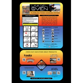 Oven Recharge Kit - Contains 10 Water Packs & 10 Heat Pads for Food - Portable Food Warmer - Innovative Food Heating Pad - Keep Food Warm with This Hot Pack- Compact & Efficient Food Warmers