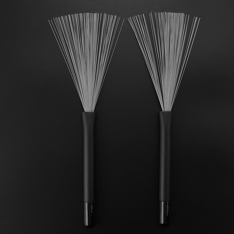 Wire drum brushes, jazz drum brushes, stainless steel for professional