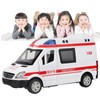 1:36 Hospital Rescue Ambulance Diecast Alloy Model With Pull Back