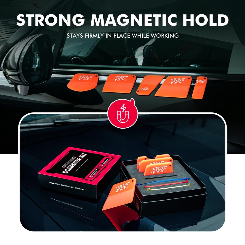 FOSHIO PPF Squeegee Set – 5 in 1 Different Sizes