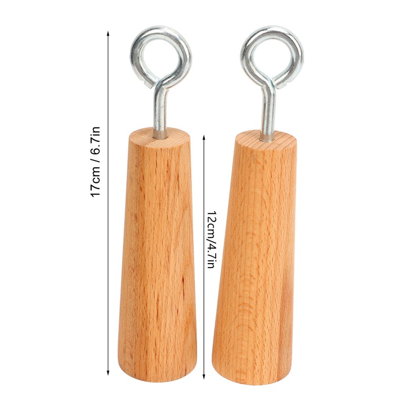 Wooden Pull Up Grips Wooden Finger Strength Trainer Home Gym