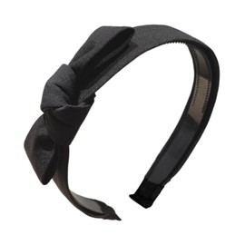 YFFSFDC Headband with Bowknot Bow, Hair Clip, Cute Hair Band, Hair Accessory, Stylish, Korean Style, Adult, Women's, Wide, Painless, Simple, Plain, Fabric