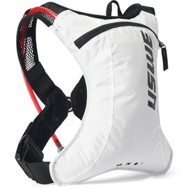 USWE Race 2.0, Ultra Lightweight Hydration Backpack with 2.0L / 70oz Water Bladder, Leak Proof Pack for Gravel, MTB, Running, Hiking, Cycling, Camping, Biking for Men,Women (White, 2L)