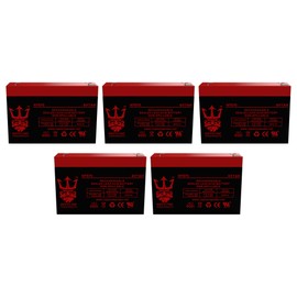 Neptune 6V 7Ah NT-670 Rechargeable SLA Sealed Lead Acid Battery - 5 Pack