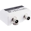 Schwaiger ASV45532 2x TV Broadband Mounting Distributor White