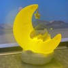 Cute Moonlight Night Lamp Sweet Dreams Crescent Moon LED Warm