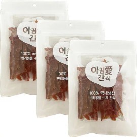 아침애 오리안심 육포 70g x 3개세트 Duck Tender Jerky 70g x 3 Pack Set