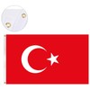 Turkey Flag 90 x 150 cm - Weatherproof Polyester Flag
