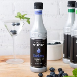 FixtureDisplays Monin Blueberry Concentrated Flavor 375 mL 544FLAVJ008F
