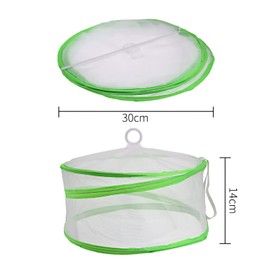 DBOO Pop Up Food Covers Tent, ilauke Reusable and Collapsible Mesh Screen Net Protectors for Outdoors Parties Picnics BBQs Keep Out Flies Bugs Mosquitoes(Green)