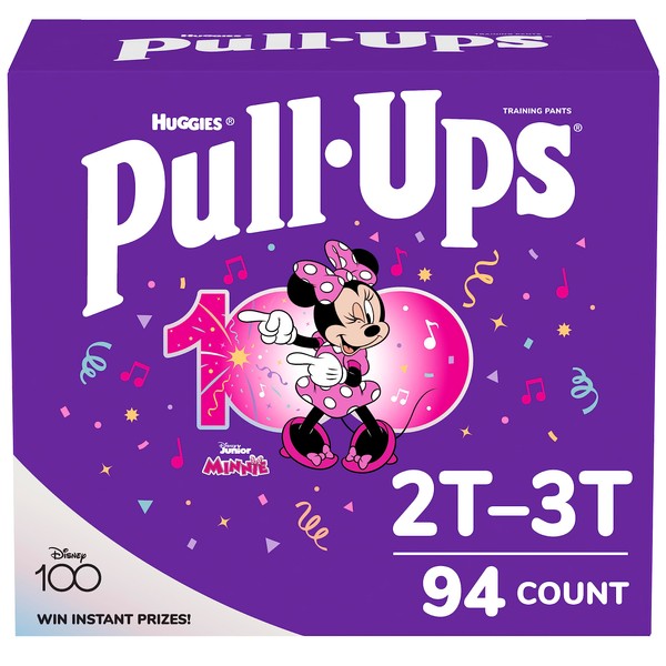 Pull-Ups Girls' Potty Training Pants, 2T-3T (16-34 lbs), 94 Count