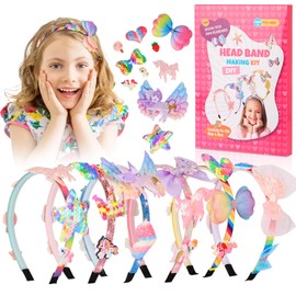 Girls Gifts for 5 6 7 8 Year Old Girls Toys Age 3 4 5 6 7 Arts and Crafts for Girls Hair Accessories Gift Set Stocking Fillers Kids Toys Age 3-8 Craft Sets for Girls for Girls Mermaid