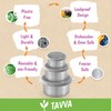 TAVVA Kids Snack Containers for School (12oz/7oz/3oz), Stainless Steel Lunch