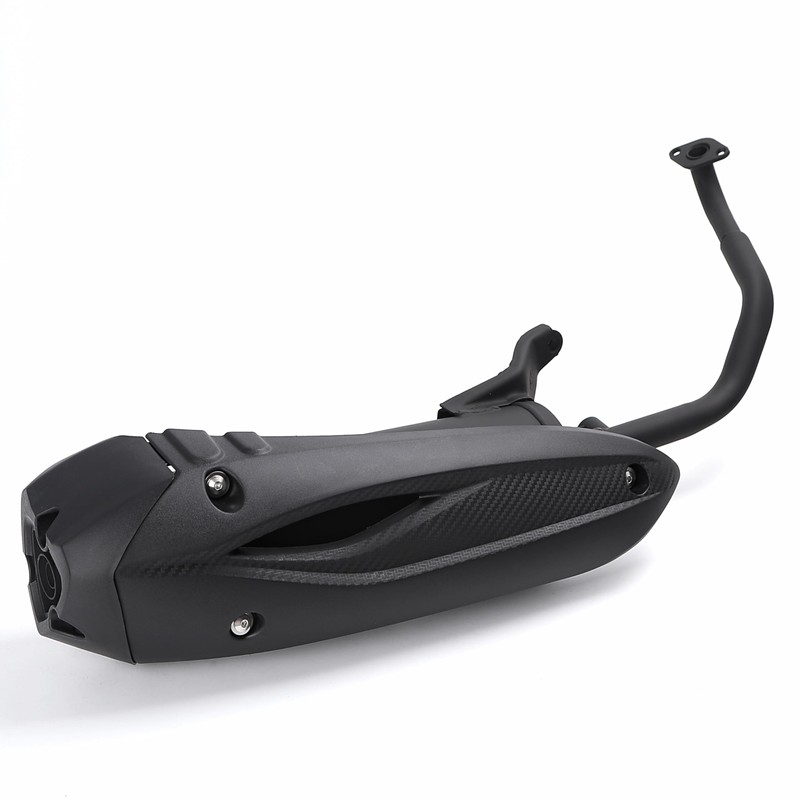 Mokuo Motorcycle Exhaust Assembly in Heavy Iron Material Compatible with