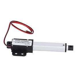 Fafeicy 50mm 12v DC Reciprocating Cycle Linear Actuator, Low Noise Mini Electric Linear Actuator Motor for Automotive Industry (Stroke 50mm-30mm/s-20N)