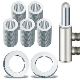 Pack of 100 Fitschenringe Room Door Set Washers Door Hinge Mounting Rings Without Abrasion Marks 10.20 x 15.8 x 1.8 mm Galvanised