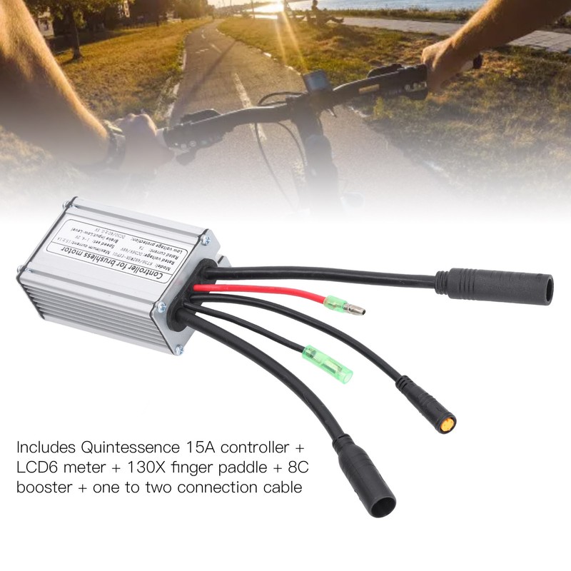 Electric Bike Conversion Kit LCD6 Display Full Waterproof DIY Electric