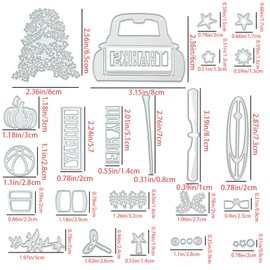 Car Tail Greeting Card Metal Dies for Paper Crafting & Card Making,Embossing Die Carbon Steel Die-Cutting Template for Scrapbooking Supplies