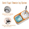 Spin Mop Bucket with Wringer System Extended Mop Handle 61＂Mop
