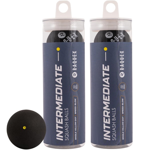 Raquex Squash Balls - 3 or 12 Balls - 4