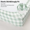 FIEMOL Cot Bed Sheets 140 x 70cm Fitted, 3 Pack
