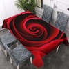 Walmsco Tablecloth Red Rose Decor For Dining Room Kitchen Rectangular
