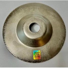 Crown Kirk Industrial 80 Grit Grinding Wheel - 4" Electroplated Diamond Grinding cup